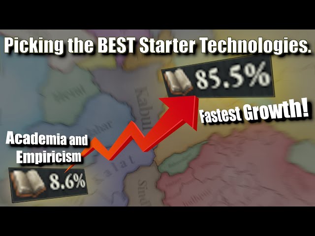 Picking the BEST Starting Technologies in Victoria 3 (Version 1.8.6)