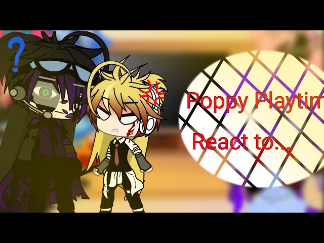 Poppy playtime react to player as random gacha + extra||doctor x player||#poppyplaytime #reaction 