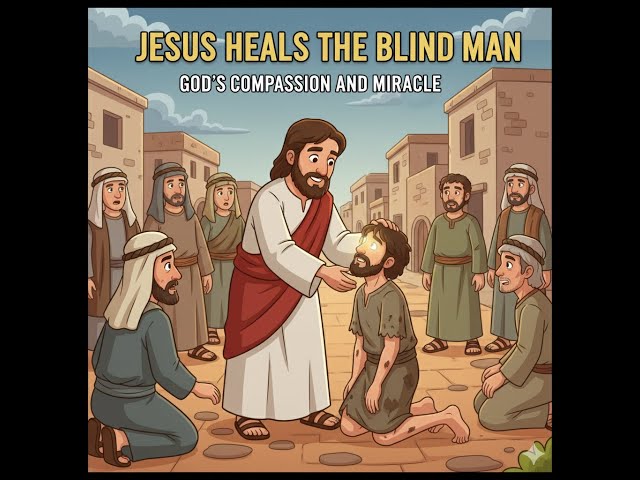 “Jesus Heals the Blind Man – A Miracle of Compassion | Bible Adventure Stories”