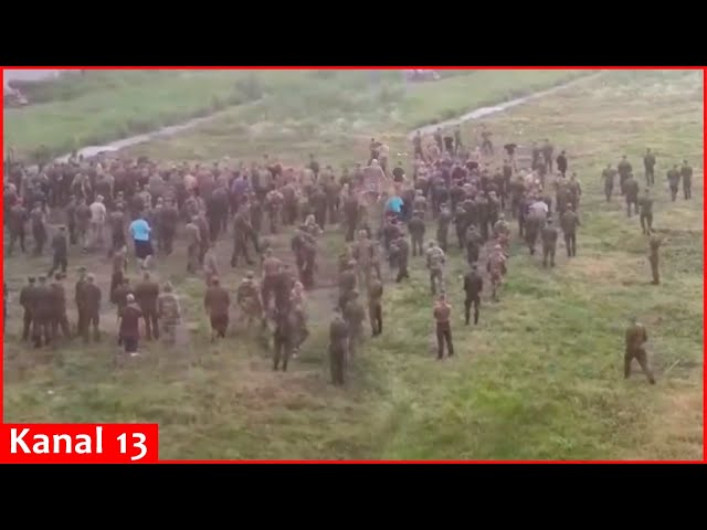 A mass brawl broke out between drunken Russian soldiers in Moscow