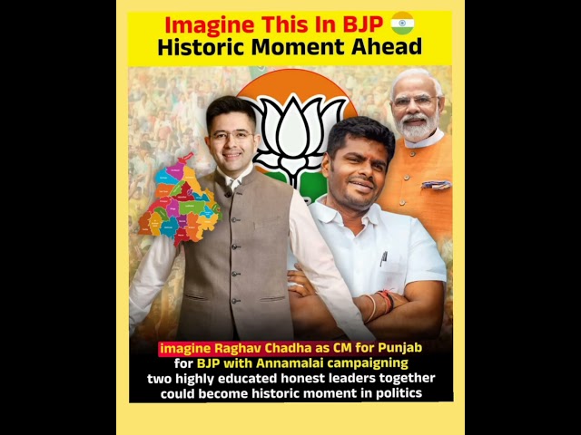 HISTORIC Moment Ahead 🔥#raghavchadha #annamalai #bjp #politicalnews