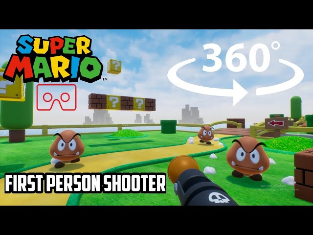 360° Mario First Person Shooter in VR 2020  Unreal Engine Fan Game4K