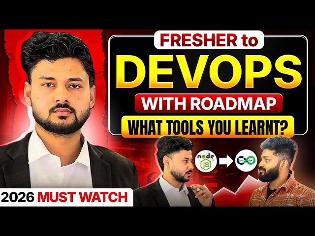 DevOps Roadmap for Freshers | 2026 Must Watch Guide | Node.js Developer to DevOps Engineer