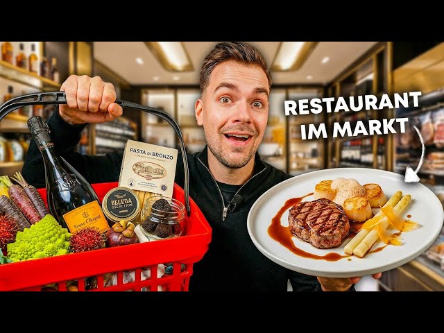 Ich teste einen LUXUS Supermarkt 🤯💰 (mit Restaurant)