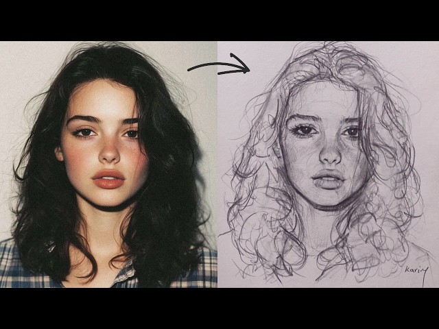 Learn FACE DRAWING in 9 Minutes with LOOMIS METHOD!!