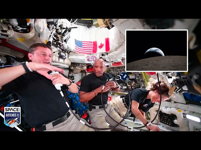 Artemis 2 reveals amazing pics, calls ISS, conducts trajectory burn and more in highlights