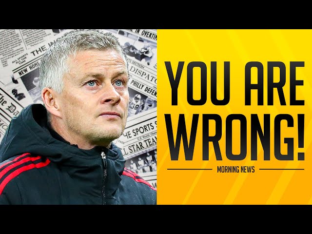You Are WRONG About Ole Gunnar Solskjaer 