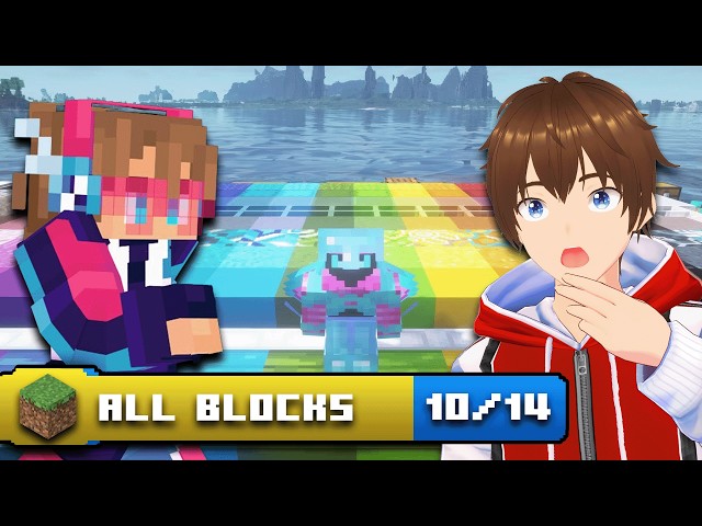 NO WAY HE DID THIS!? Minecraft, but I obtained EVERY SINGLE BLOCK