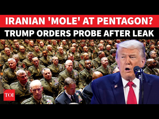Iranian Agents STORM Pentagon? Trump Launches Mega Probe Over Leaks Amid Intense War | Watch
