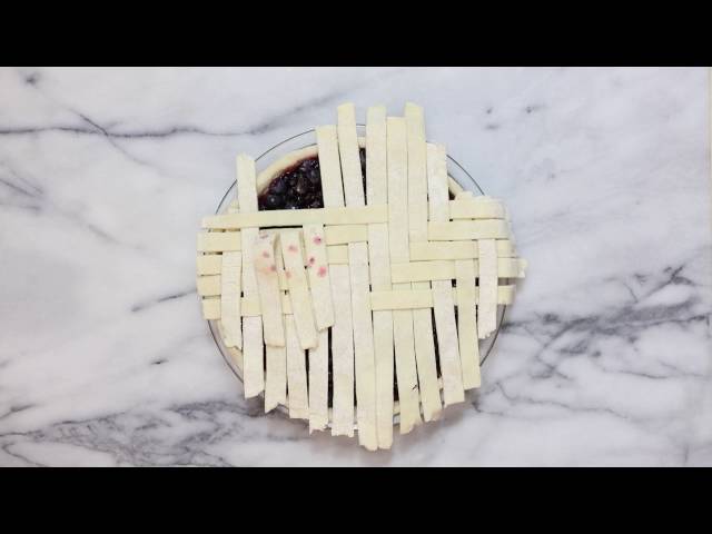 How to Make A Herringbone Pie Pattern