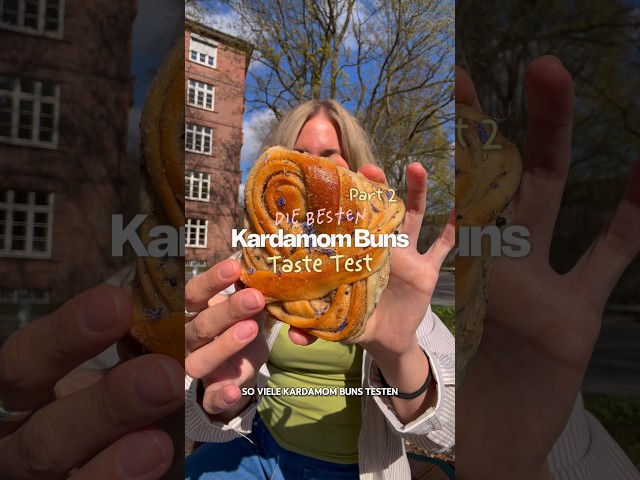 Cardamom Bun Taste Test and my rating in video #040 #hamburg #cardamom #insidertip #shorts