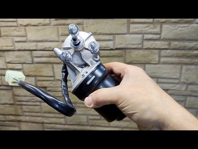 Werfen Sie den alten Wischermotor niemals aus dem Auto. Eine geniale Idee mit eigenen Händen !