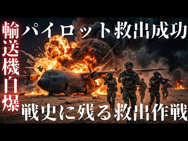 F-15パイロット奪還！C-130を自爆破壊した“戦史級救出作戦”の全貌