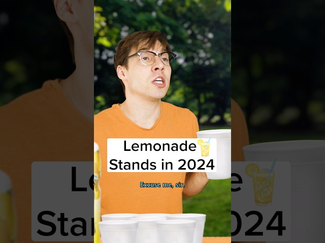 They pulled out a tip screen next. 💀#skit #comedy #funny #lemonadestand #skits #comedyskits #shorts