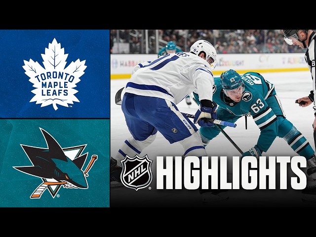Maple Leafs vs. Sharks | NHL Highlights | April 02, 2026