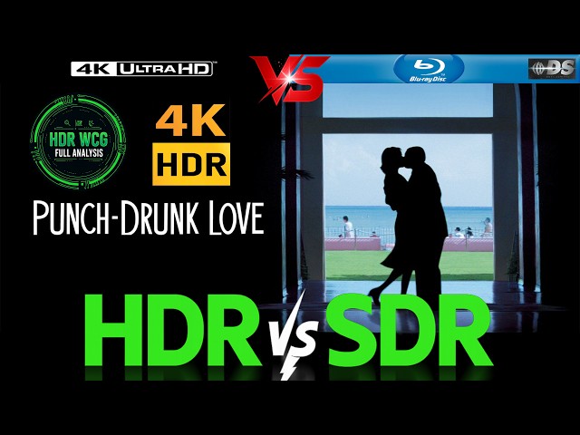 HDR vs SDR — Dolby Vision & Atmos Analysis REVIEW |  Punch-Drunk Love 2002 UHD 4K BD