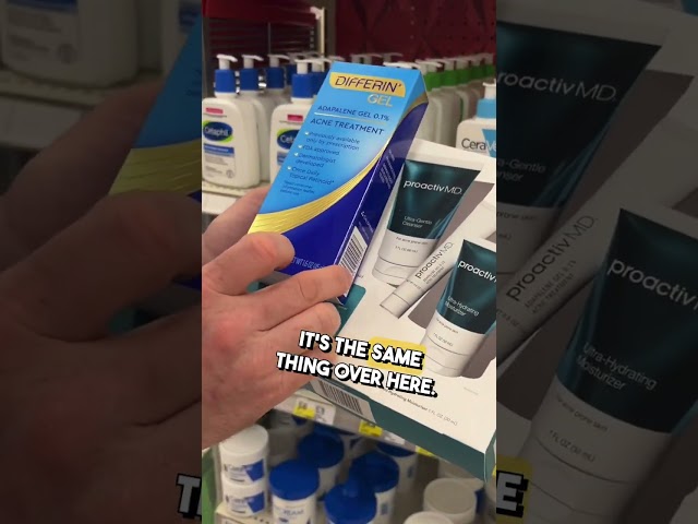 What’s the Difference Between Proactiv and Differing Gel? #shorts #dermatologist