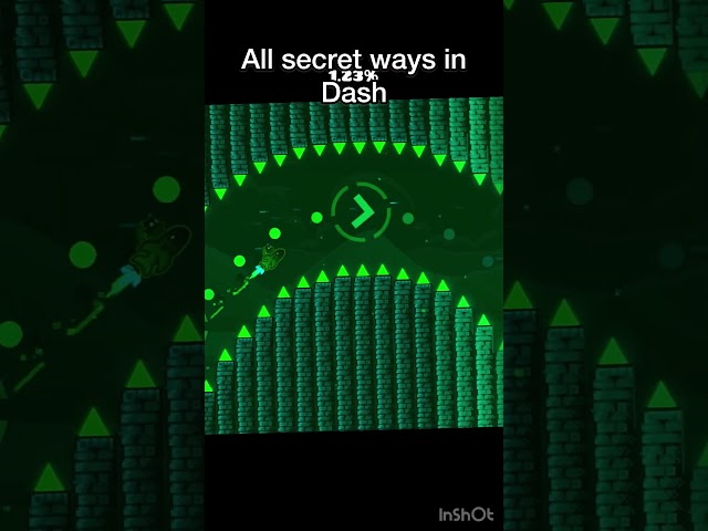 Dash all secret ways/swag routes! #geometrydash #gd #shorts