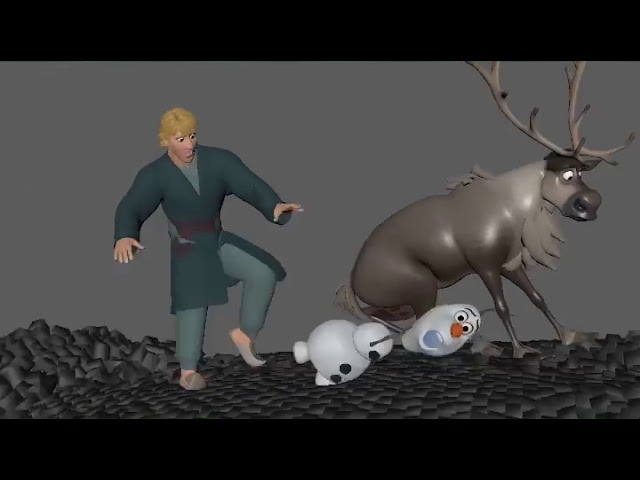 Frozen 2 | Olaf and Sven Shot Progression | Adam Green |@3DAnimationInternships