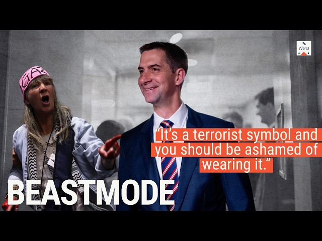 BEASTMODE: Tom Cotton Schools Code Pink Activist for Wearing 'Terrorist' Durag