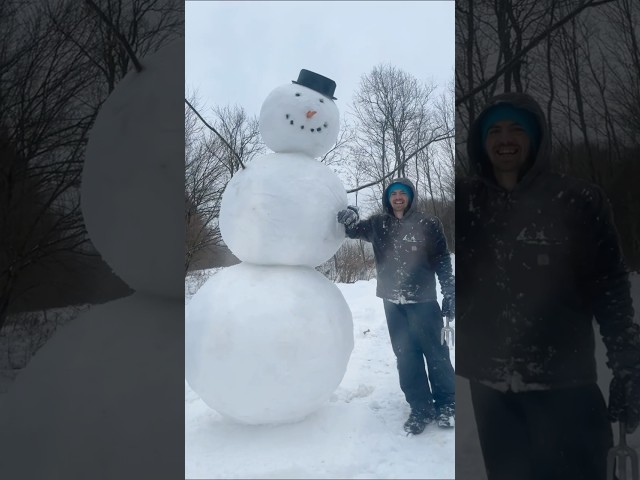 Building the Perfect Snowman | Creative Snow Sculpture Art
