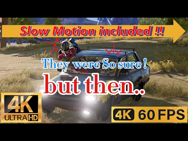 Epic PUBG Showdown: Escaping & Eliminating a Two-Player Team + Slow Motion Kills!