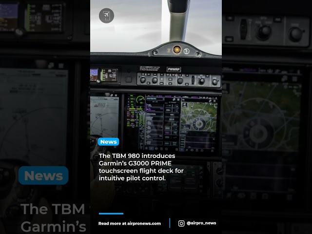 Daher Launches TBM 980 with Revolutionary Garmin G3000 PRIME