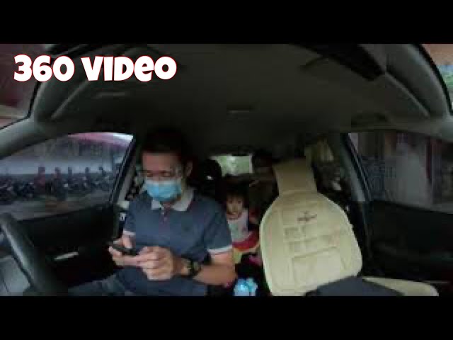 Hujan Deras Freya Ambil Raport | Tes kamera 360