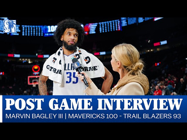Marvin Bagley III Post Game Interview at Portland Trail Blazers | March 27, 2026