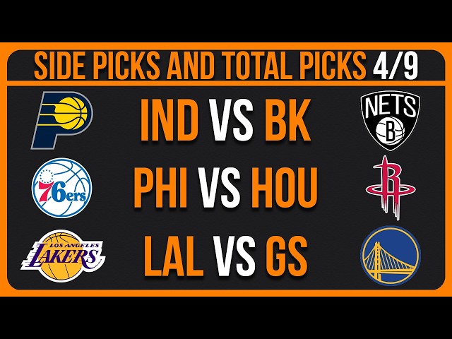 NBA Picks Today Thursday 4/9/26 NBA Picks and Predictions NBA Bets Today
