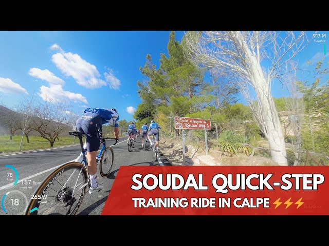Climbing with Soudal Quick-Step Team