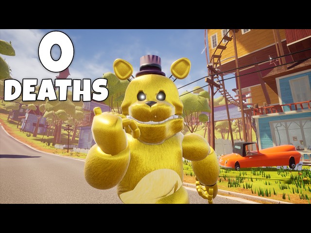 Completing Hello Neighbor with Fredbear without getting Caught