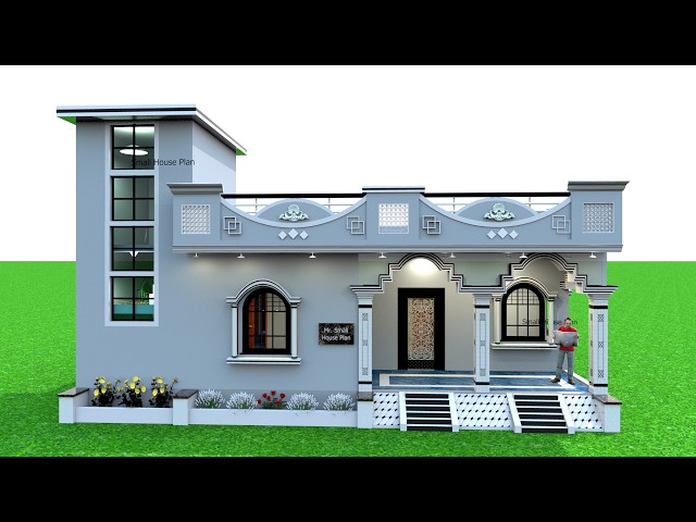 3 kamro wala ghav me ghar ka design | Modern Front Porch Designs | गांव के लिए घर के डिजाईन के फोटो