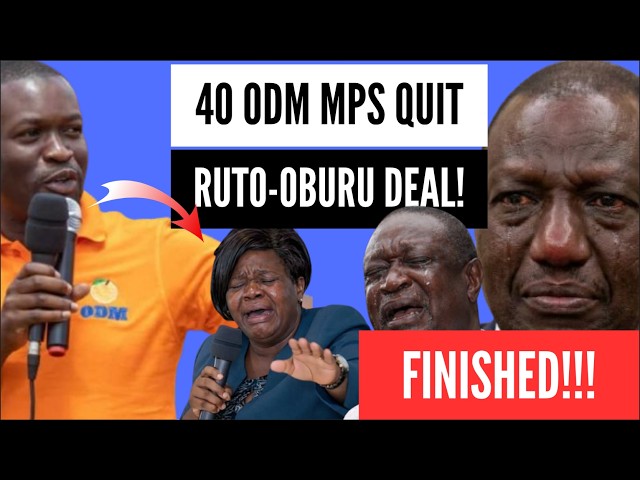 OBURU HUMBLED! SPEECH CUT SHORT AS ODM MPS WALKOUT TO SIFUNA PROTESTING RUTO'S UDA DEAL-KWISHA