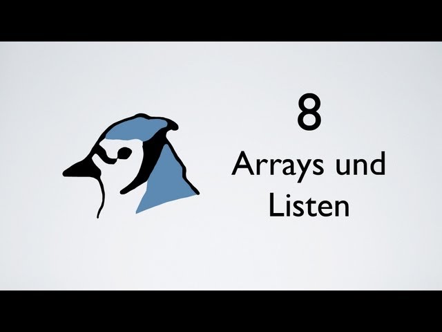 Einführung in Java mit BlueJ - Kapitel 8: Arrays und Listen