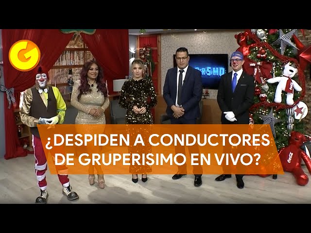 ¿Despiden a conductores de 'Gruperisímo' en vivo?