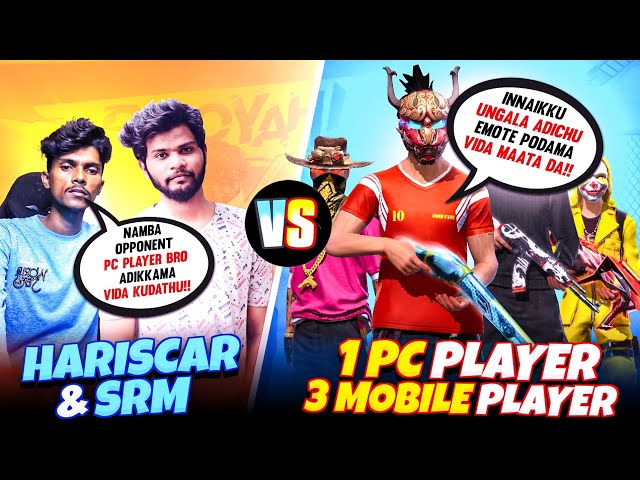 💥Srm Gaming Vs Hariscar 💥 10,000 Diamond Challenge || அடேய் V Badge Player Da Adichu Emote Podu ....
