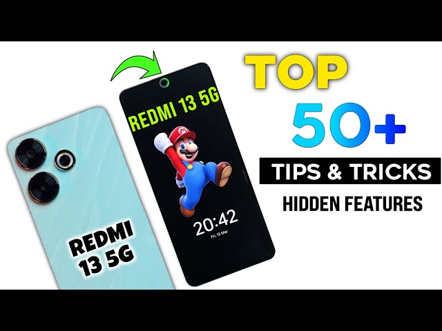 Redmi 13 5g Tips & Tricks | Redmi 13 5g Hidden Features 50+Tips & Tricks | Hidden Settings 🔥