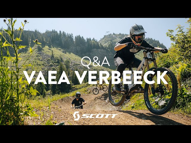 Meet Vaea Verbeeck | Q&A, New Bike Day, First Shred in Châtel