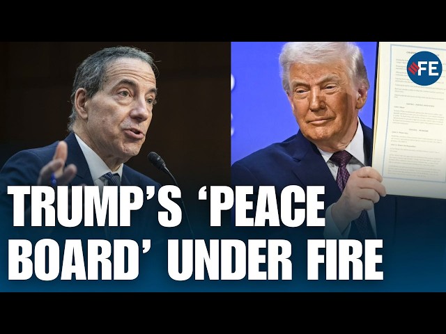 Raskin Goes All-Out Against Trump’s Controversial ‘Peace Board’ Proposal | US NEWS | WORLD NEWS