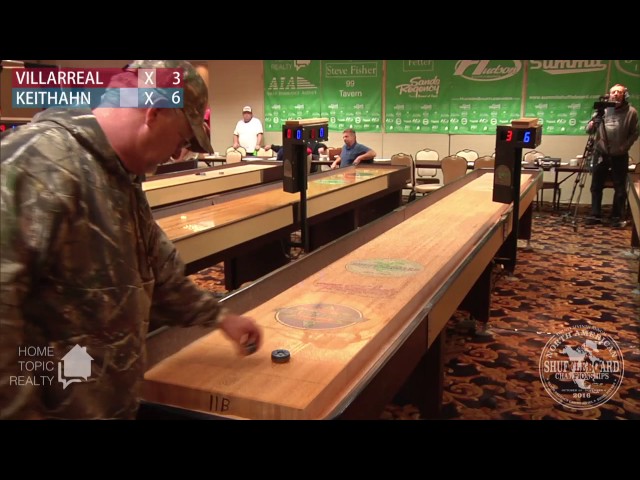Texas Maze Shuffleboard: David Keithahn vs. Eddie Villarreal