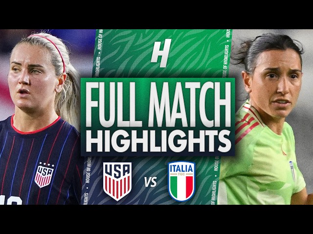 USA vs Italy - FULL Highlights & Goals | FIFA Women's International Friendly - December 1, 2025