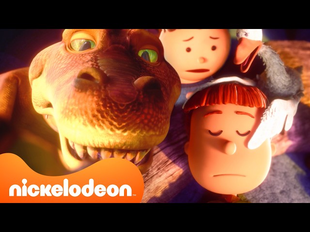 Midknights Discover a Dragon Land & Save Max! 🐉 | Max & the Midknights | Nicktoons