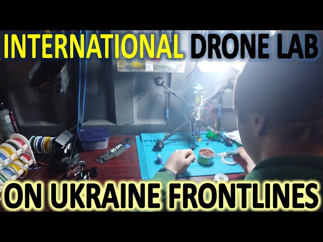 American in a Ukraine Drone Lab on the front lines speaks out.