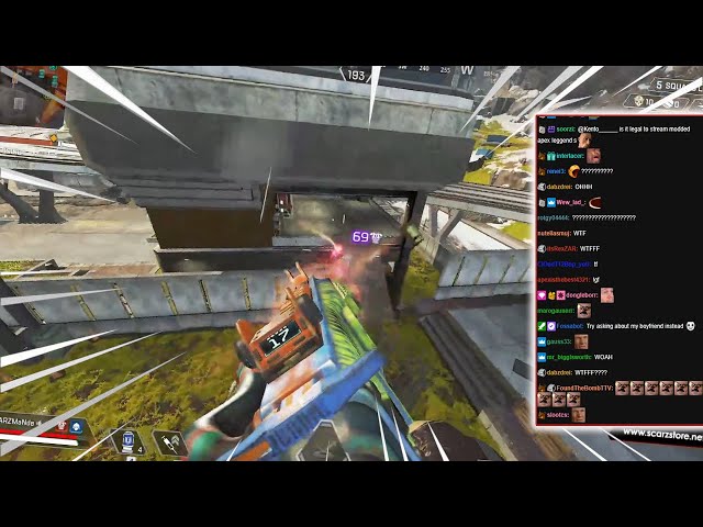 My chat started calling me a Cheater after this R99 spray