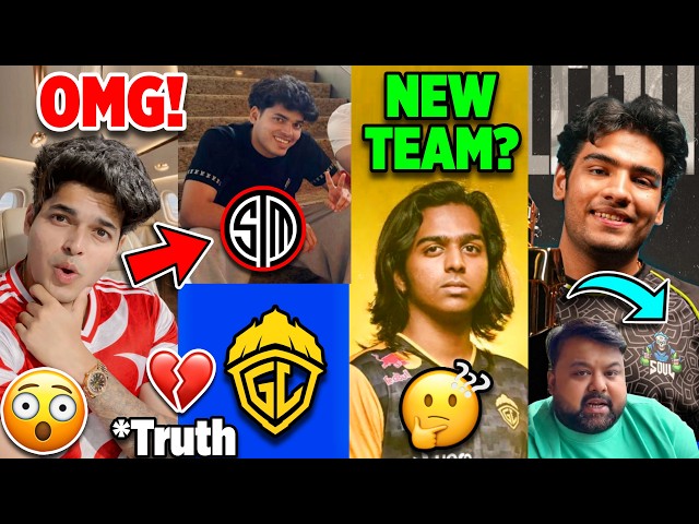 TSM Jonathan Again? 😱 Why LEFT GodLike🥶 Spower NEW TEAM? 🚨 Team IQOOSoul Big Change😍 BGMI,8Bit Goldy