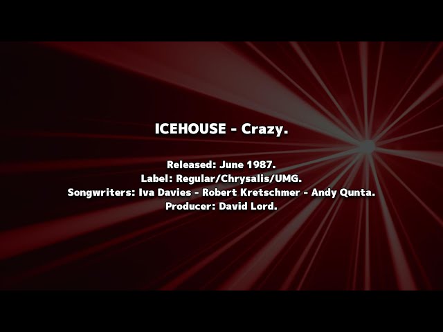 [MMI] ICEHOUSE - Crazy (1987) ┃ International market (music video)