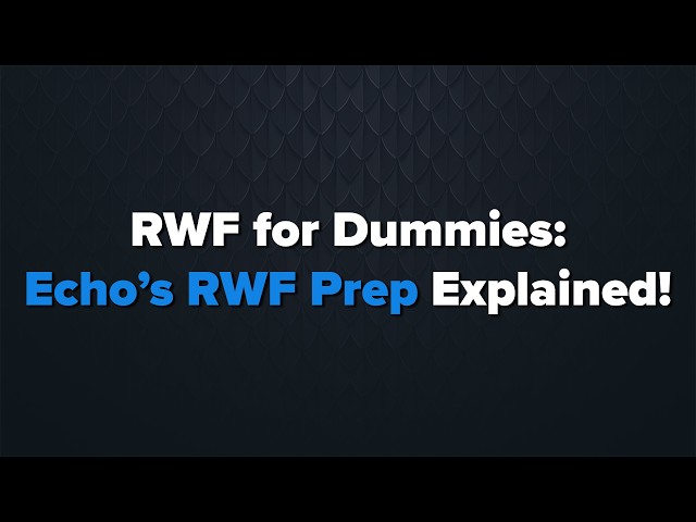 How Echo Preps for the Race | RWF for Dummies | Echo x Race to World First, Advanced by AMD