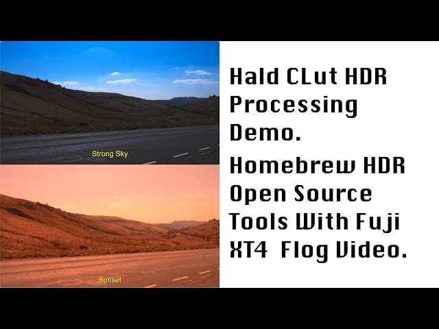 Homebrew HDR Lut Demo #Short: Fuji XT4 Flog Footage.
