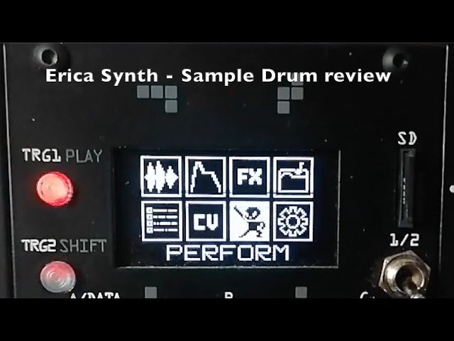 Erica Synths - Drum Sample (making modular Jungle, hardcore & techno) with Pete Cannon